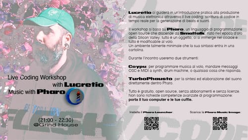 FLESH//CODE - Live Coding Workshop W/ Lucretio